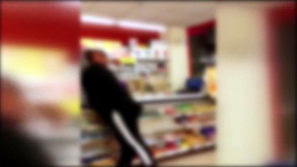 Hırsızlık şüphelisi 2 kadın marketi birbirine kattı