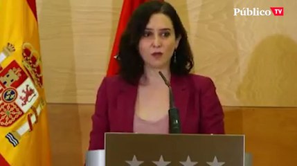 Isabel Díaz Ayuso: "Han promovido la madrileñofobia"