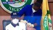 Governor Abiodun receives COVID-19 vaccines
