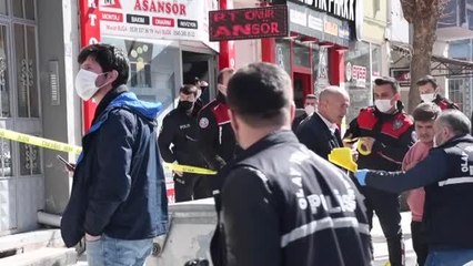 Silahla ateş açılan iş yerinde hasar oluştu