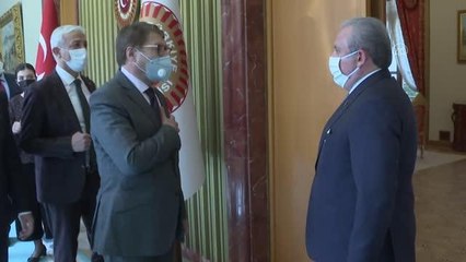 TBMM Başkanı Şentop, Afganistan Tarım, Sulama ve Hayvancılık Bakanı Ahady'i kabul etti