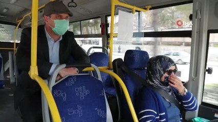 Başkan Ercengiz, Burdur'un ilk ve tek kadın halk otobüsü şoförü ile seyahat etti