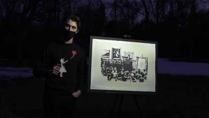 Authentic Banksy Art Burning Ceremony (NFT)
