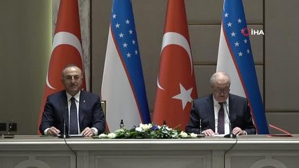 Son dakika... - Özbekistan Dışişleri Bakanı Kamilov: "Türkiye'yi takdir ediyoruz"- Dışişleri Bakanı Mevlüt Çavuşoğlu- "Özbekistan'ın bağımsızlığını tanıyan ilk...
