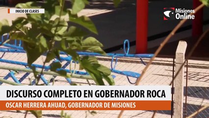 Discurso completo en Gobernador Roca