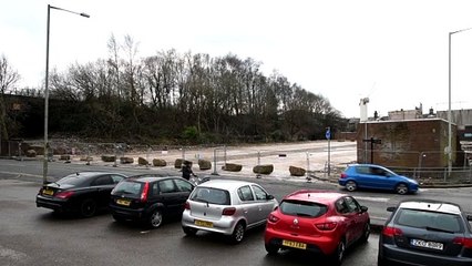 Demolished remains of Nelson Bus Station