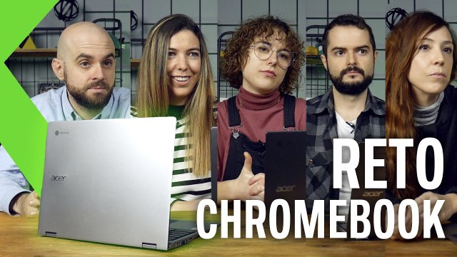 5 PROFESIONALES Y 1 CHROMEBOOK Podrán trabajar con él RETO XATAKA