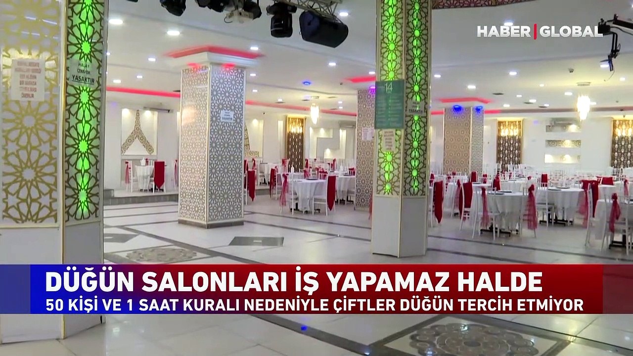Düğün salonları iş yapamaz halde