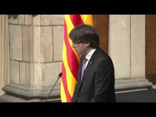 Puigdemont: "La independència és irrenunciable"