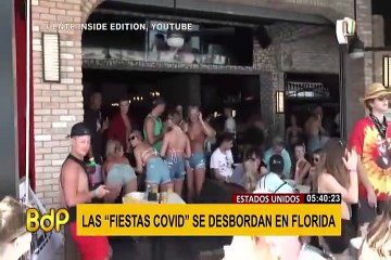 Fiestas COVID en Florida se desbordan y alarman a las autoridades en EEUU