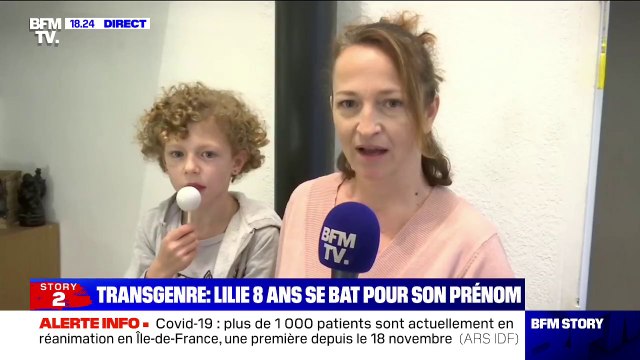 La mère de Lilie, enfant transgenre, est abasourdie par le refus de changement de l'état civil de la petite fille