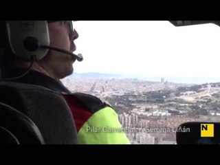 [CAS] El helicóptero de Trànsit multa al instante a quien envíe whatsapps conduciendo
