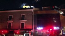 Ataşehir’de korkutan otel yangını