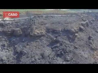 L'abast de l'incendi de Tarragona a vista de dron