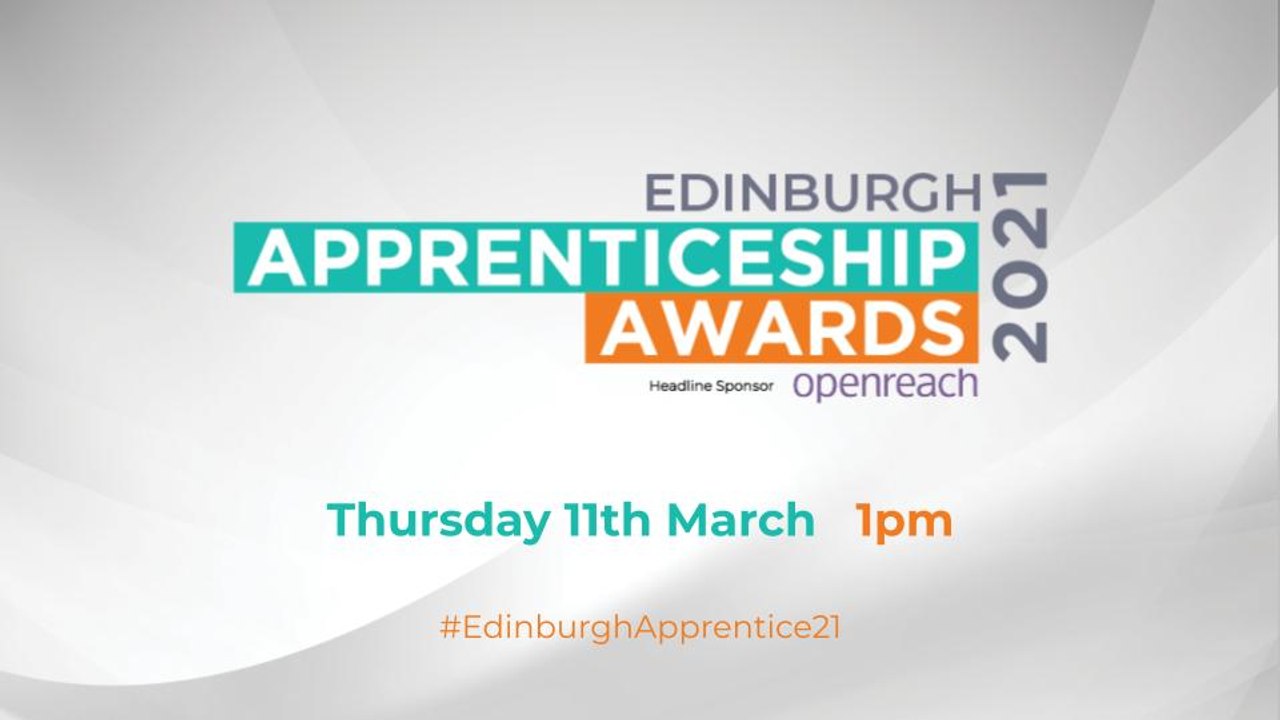 WATCH LIVE: Edinburgh Apprenticeship Awards 2021