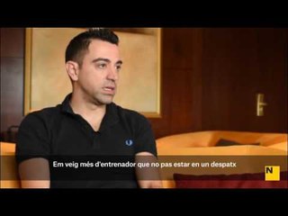 "L'objectiu és tornar i treballar pel Barça"- Xavi Hernández
