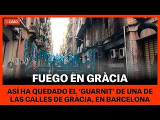 FUEGO EN LAS FIESTAS DE GRÀCIA