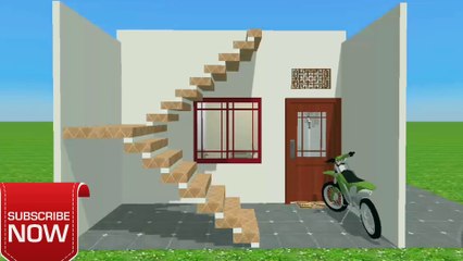 15X40 House 3D Plan and Elevation Design