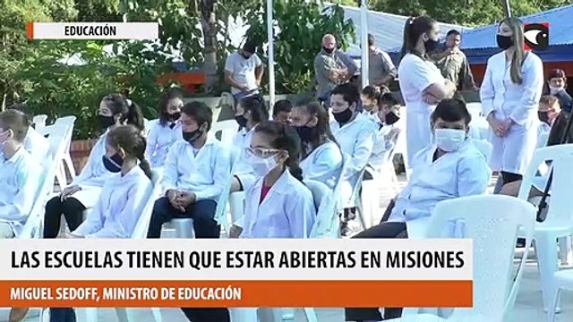 Las escuelas tienen que estar abiertas en misiones