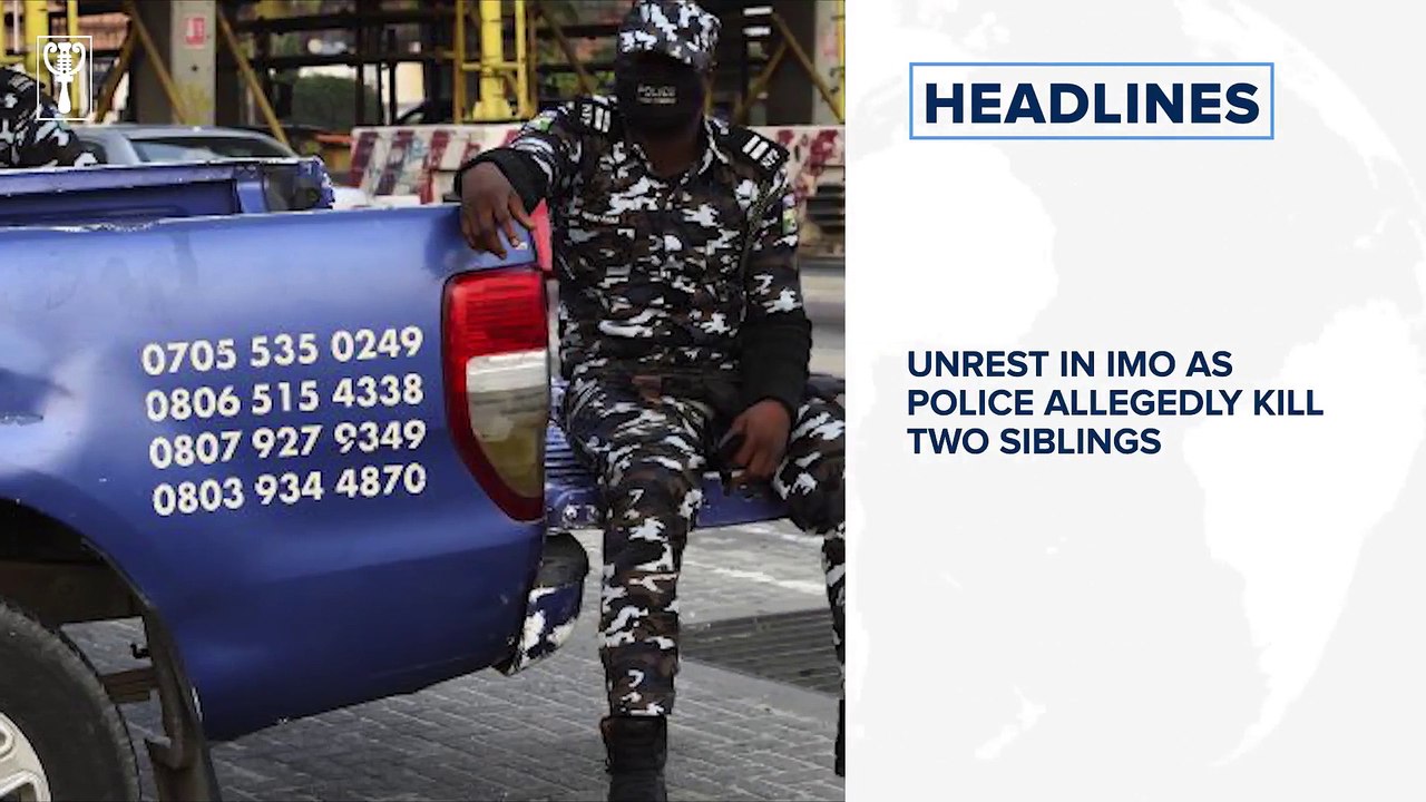 Lagos receives doses of COVID-19 vaccines⁣, Unrest in Imo as police allegedly kill two siblings⁣ and more