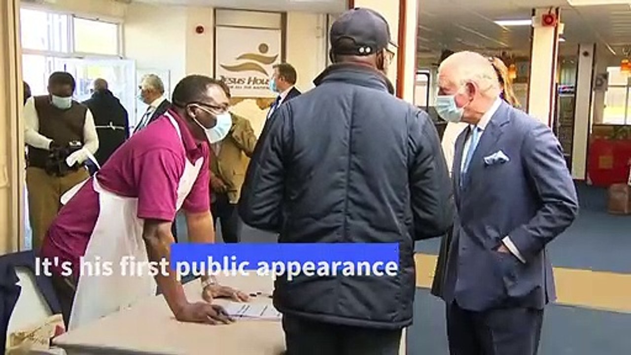 Britain's Prince Charles out in public as royals in crisis