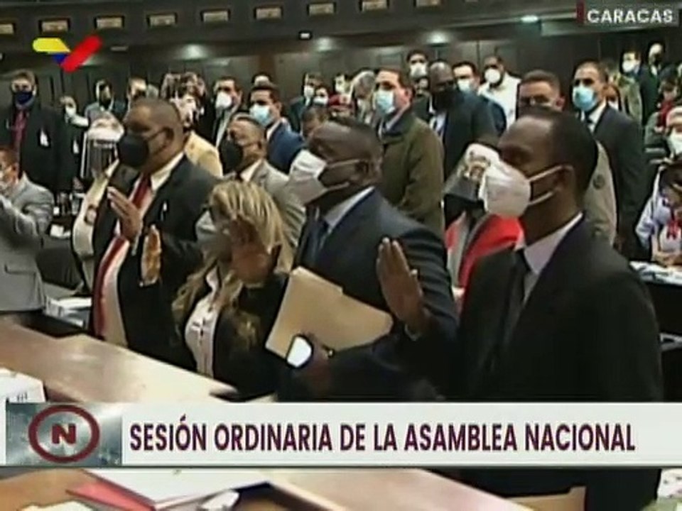 Juramentados diputados y diputadas que se incorporan a la Sesión Ordinaria de la AN este 8MAR2021