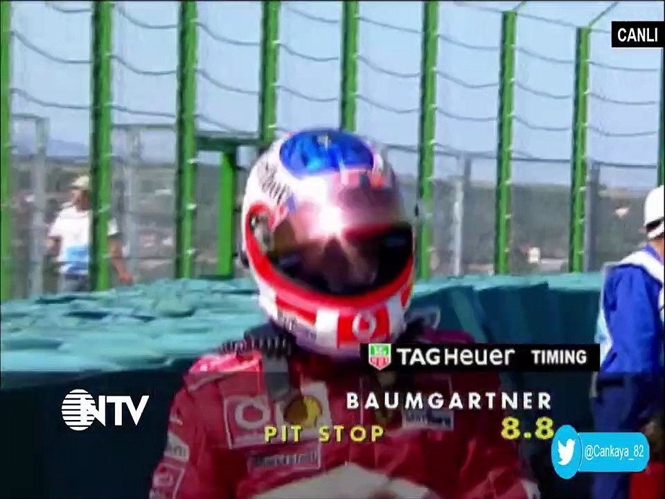 Barrichello'nun Ürkütücü Kazası 2003 Macaristan TÜRKÇE  HD