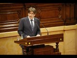 Tímid aplaudiment de Vila a Puigdemont