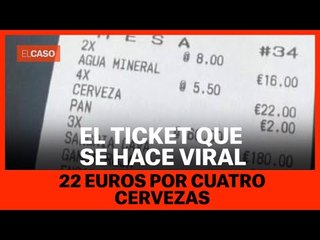 El ticket de una comida en un restaurante se hace viral