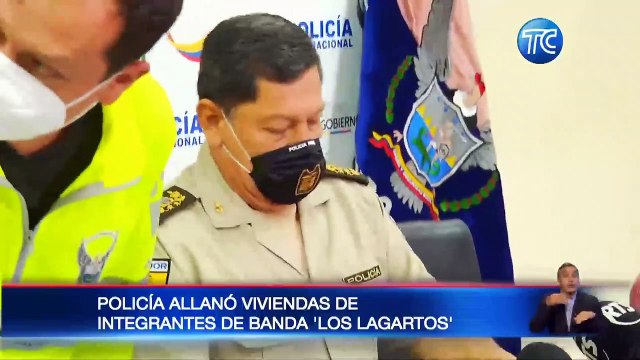 Cinco viviendas de la banda Los Lagartos fueron allanadas