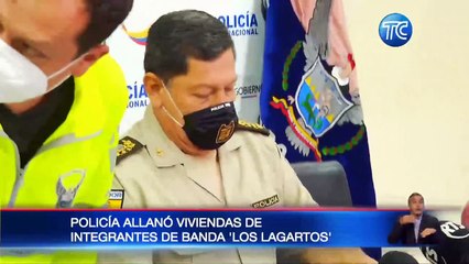 Cinco viviendas de la banda "Los Lagartos" fueron allanadas