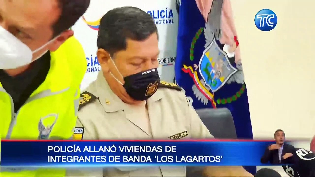 Cinco viviendas de la banda "Los Lagartos" fueron allanadas