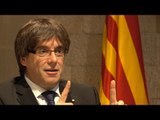 Entrevista a Carles Puigdemont, president de la Generalitat (CAT)