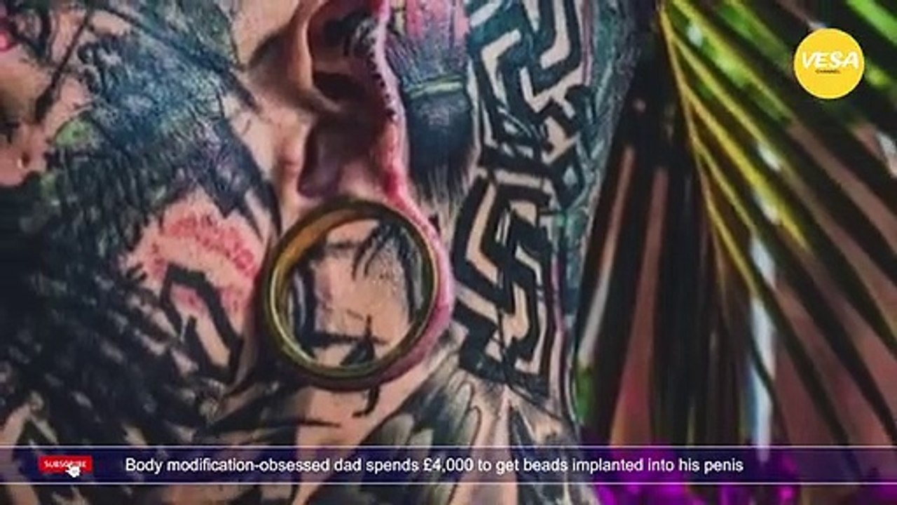 Body modification obsessed dad spends 4,000 to get beads implanted into his genitalia