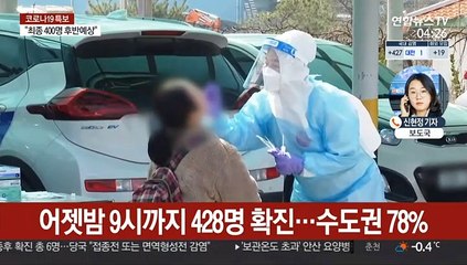 연일 400명대…AZ백신 고령층 접종 여부 발표