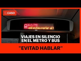 Viajes en silencio en el metro y bus de Barcelona por el coronavirus: "Evitad hablar"