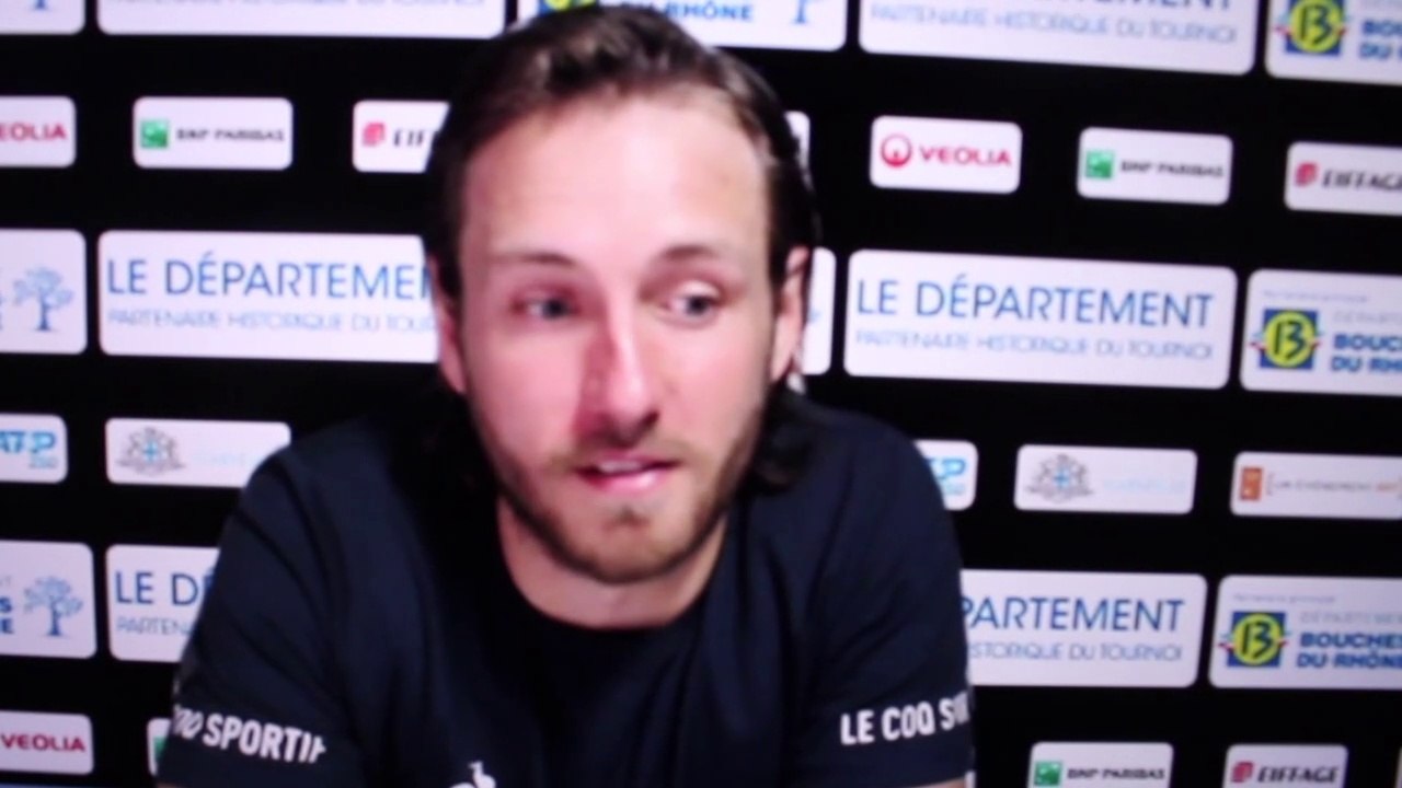 ATP - Marseille 2021 - Lucas Pouille : "Roger Federer... on est un peu dans la même position... !"