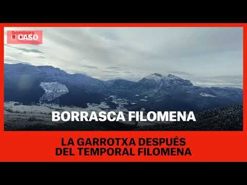BORRASCA FILOMENA | La Garrotxa después del temporal Filomena