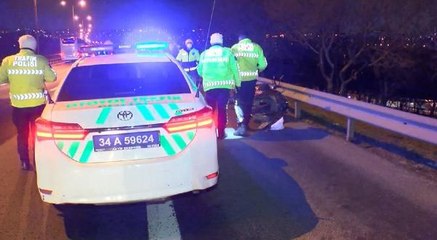 AVCILAR TEM'DE YOLA DÜŞEN TAMPON KAZAYA NEDEN OLDU