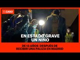 Los servicios de emergencia atienden a un niño de 13 años después ser apalizado en Madrid