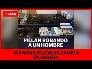 Pillan a un hombre robando 439 móviles con un camión en Abrera