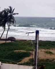 Cabarete registra oleaje de hasta 9 pies de altura