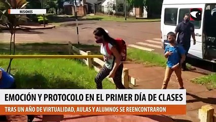 Emoción y protocolo en el primer día de clases
