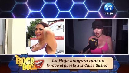  'La Roja' en una radio tras la salida de la 'China' Suárez