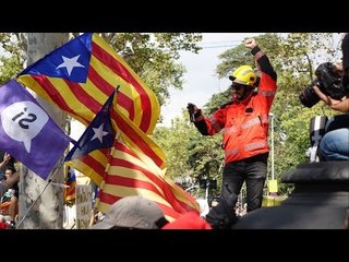 Bomber a la manifestació davant del TSJC