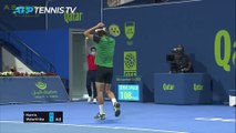 Harris stuns Wawrinka in Doha