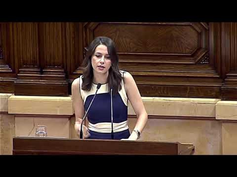 Arrimadas (Ciutadans) a Puigdemont: "Encara està a temps de convocar eleccions"