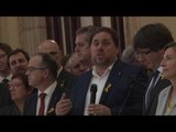 Oriol Junqueras, vicepresident del Govern, defensa els valors per reiterar el compromís d'un poble