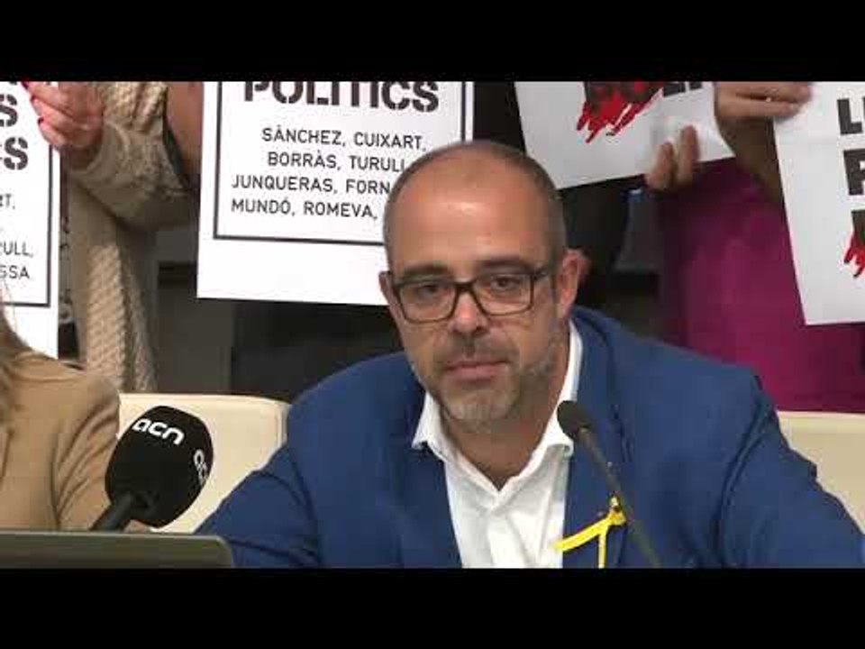 Miquel Buch, explica que les entitats donaran suport a una vaga general "si té un ampli consens"