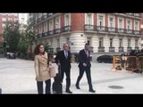 Santi Vila arriba sol amb el seu advocat a declarar a Madrid